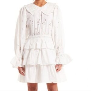Never Fully Dressed White Eyelet Dress